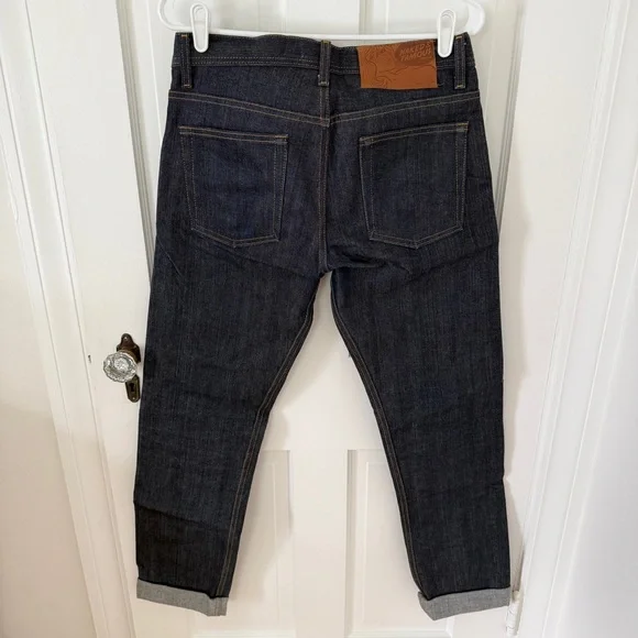 Naked & Famous Denim Weird Guy Left Hand Twill Selvedge Raw Japanese Jeans Sz 30 - Picture 5 of 8